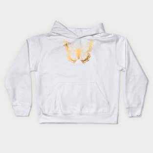 Gold Butterfly Kids Hoodie